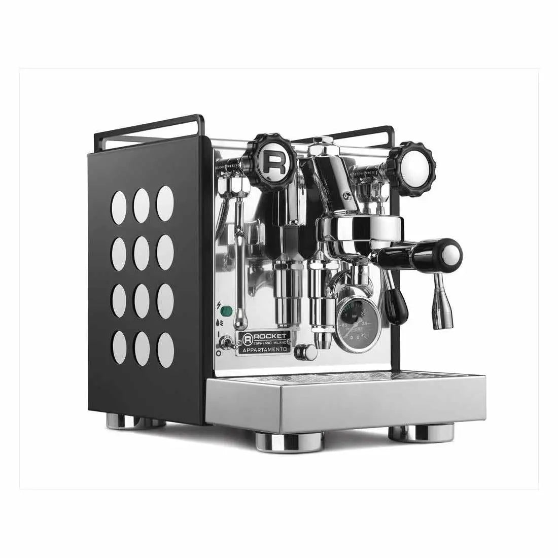 Appartamento Macchina da Espresso-Scambiatore di calore-Rocket Espresso-Nero/Bianco-Barista e Espresso