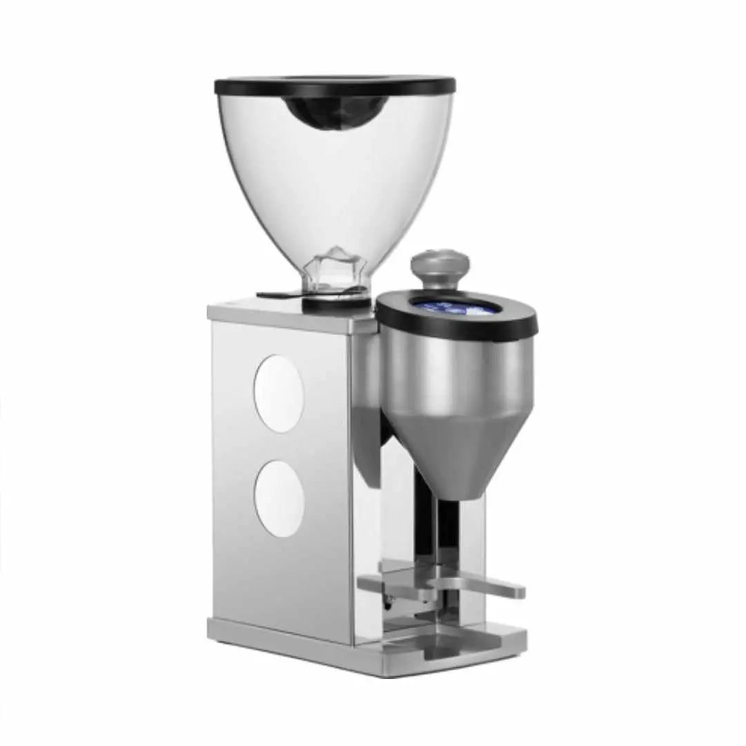 Rocket Faustino 3.1-Dischi di macinazione piani da 50 mm-Rocket Espresso-Cromo/Bianco-Barista e Espresso