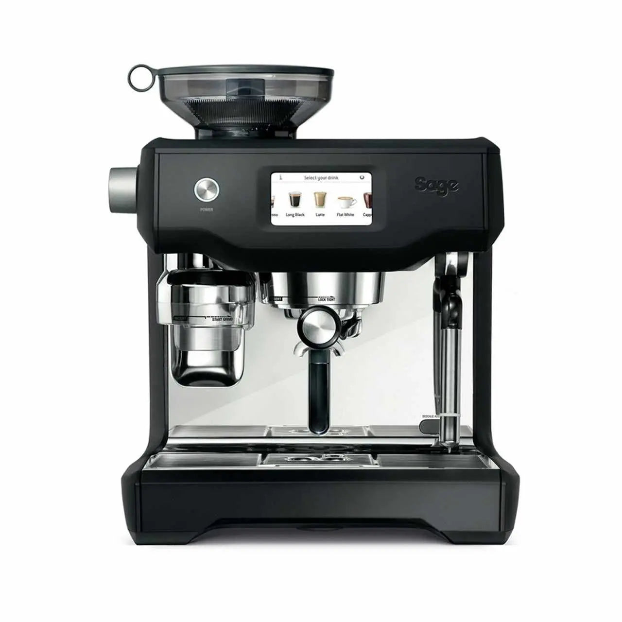 Sage Oracle Touch-Semi-automatica-Sage Renovated-Nera-Come nuova-Barista e Espresso