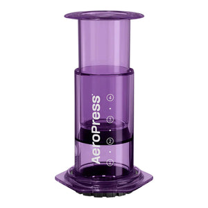 AeroPress viola trasparente