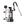 Aleman serie Z Visual Steam Station | Schiumatore professionale per latte (modello Gatling)