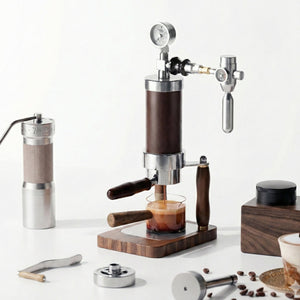 Aleman Nomad Hybrid Macchina da Caffè Espresso Portatile | Manovella e Pneumatica 2-in-1