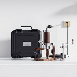Aleman Nomad Hybrid Macchina da Caffè Espresso Portatile | Manovella e Pneumatica 2-in-1
