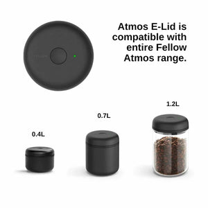 Coperchio elettrico nero per la sigillatura sottovuoto di contenitori per caffè, parte di Fellow, EspressoGear, Ricambi, tutto sul caffè.