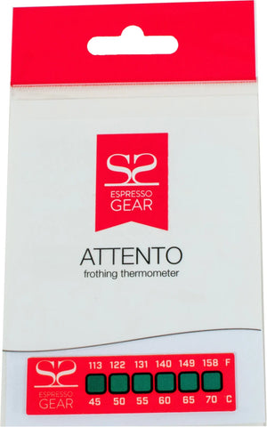 Confezione con Termometro Attento -Espresso Gear per misurazione precisa della temperatura durante la preparazione dell'Espresso.