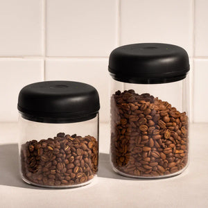 Barattoli di vetro con sigillatura sottovuoto elettrica per chicchi di caffè, parte di Fellow, EspressoGear, Conservazione, Ultime novità, tutto sul caffè.