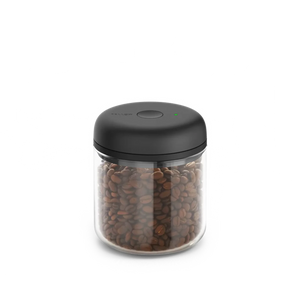 Barattolo di vetro per conservazione del caffè con sigillatura sottovuoto elettrica, parte di Fellow, Conservazione, EspressoGear, Ultime novità, tutto sul caffè.
