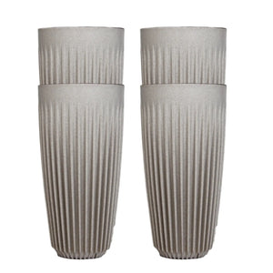 Set da 4 tazze 16oz Naturale - Huskee HUSKEE