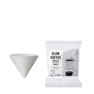 Kinto Bomulls filterpapper för 2 koppar - 60 pack Kinto
