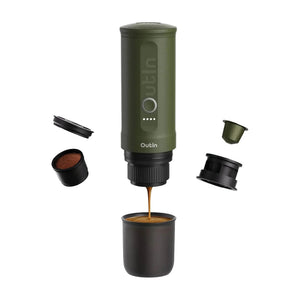 Nano Macchina da Caffè Portatile - Verde Foresta OUTIN