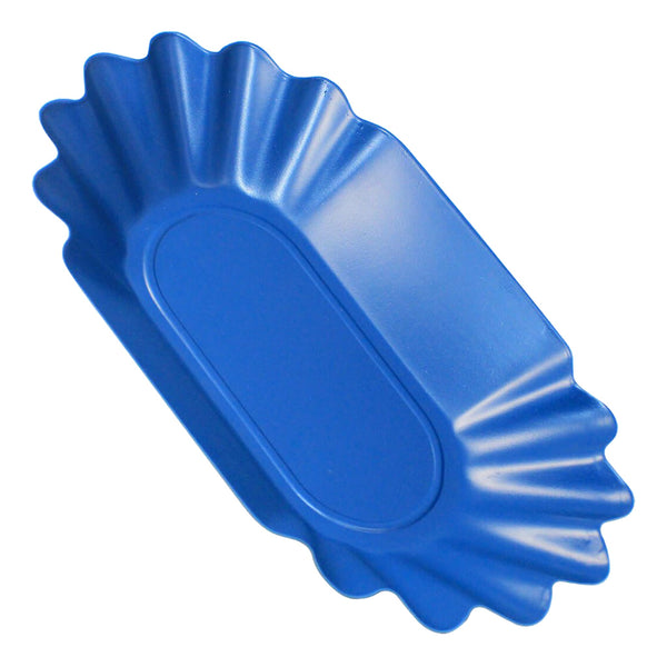 Rhinowares Vassoi per coppette ovali blu - 12 pezzi