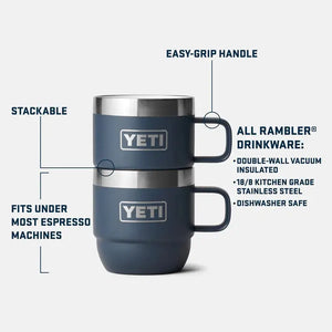 Rambler Stackable Cup 177ml 2pz - Bianco YETI