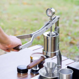 Aleman 2P Macchina per espresso con leva manuale | Base e vassoio raccogligocce in acciaio inox