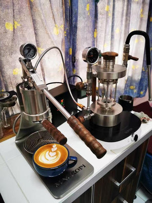 Aleman Sniper macchina da espresso con leva manuale | Precision Tower in acciaio inox