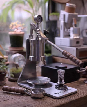 Aleman Sniper macchina da espresso con leva manuale | Precision Tower in acciaio inox