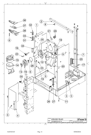 Carimali MixerMotor Armonia 24V 13000 RPM - Reservdel OEM nummer: 96.00757.CA