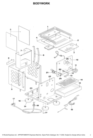Rocket Sidopanel Appartamento koppar (bara skivan) - Reservdel OEM nummer: A619905749