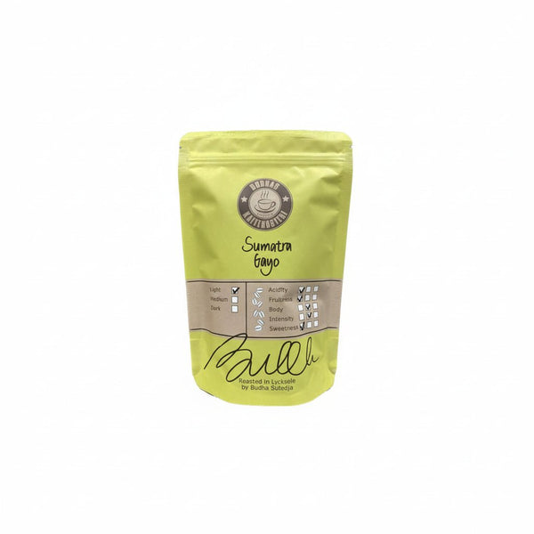 Sumatra Gayo Indonesien - Hela bönor ljus rost för filterbrygging 250g - Barista och Espresso