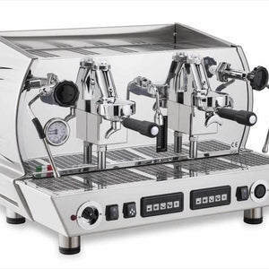 La Nuova Era Altea Vintage Kommersiell espressomaskin-Kommersiell-La Nuova Era-2-grupp-Rostfritt-Barista och Espresso